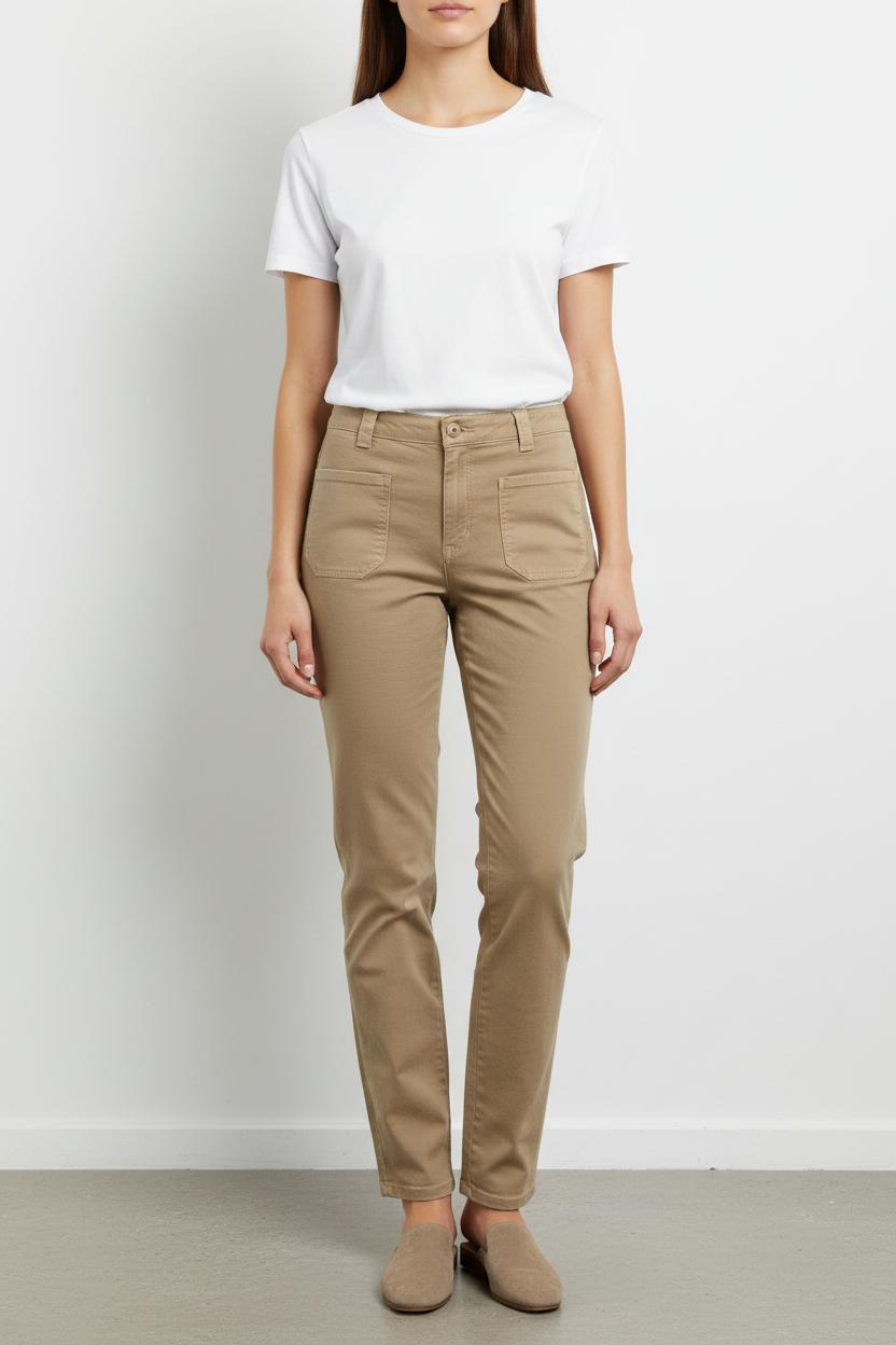 Jean Beige - Taille L/40 de la marque Caroll | PARAD37378 - Vendu par Paradigme - Image 1