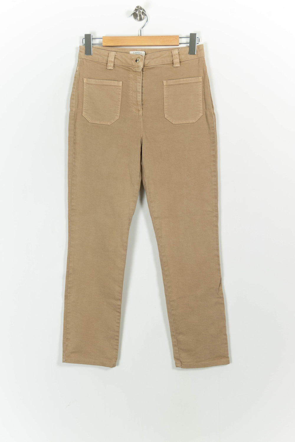 Jean Beige - Taille L/40 de la marque Caroll | PARAD37378 - Vendu par Paradigme - Image 2