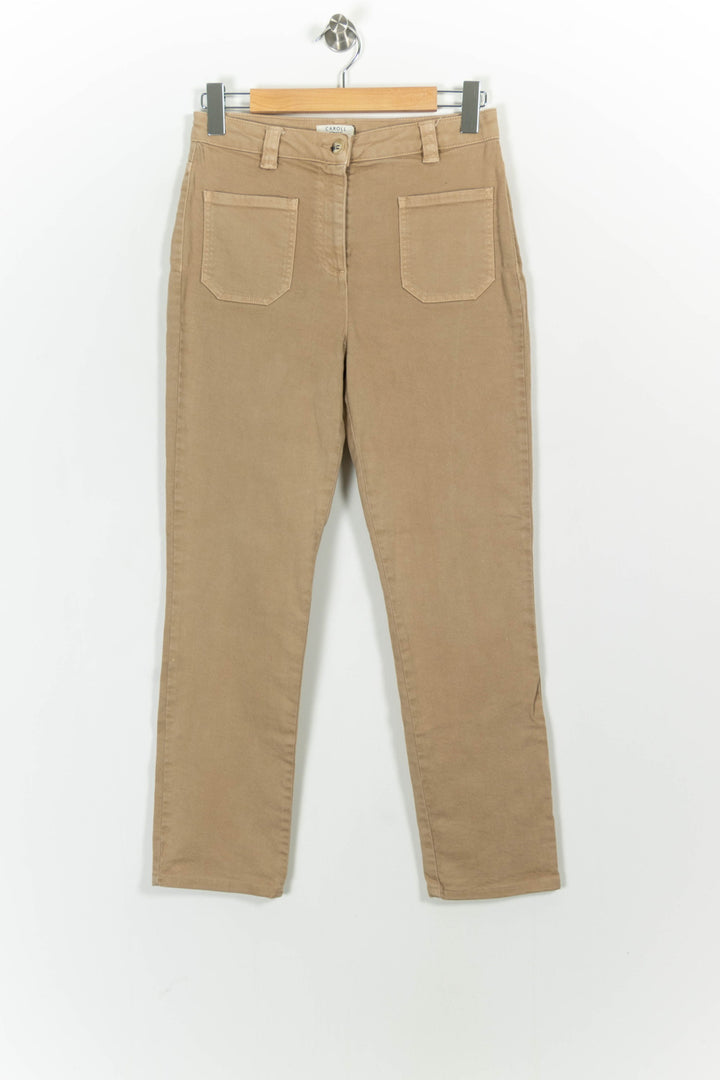 Jean Beige - Taille L/40 de la marque Caroll | PARAD37378 - Vendu par Paradigme - Image 2