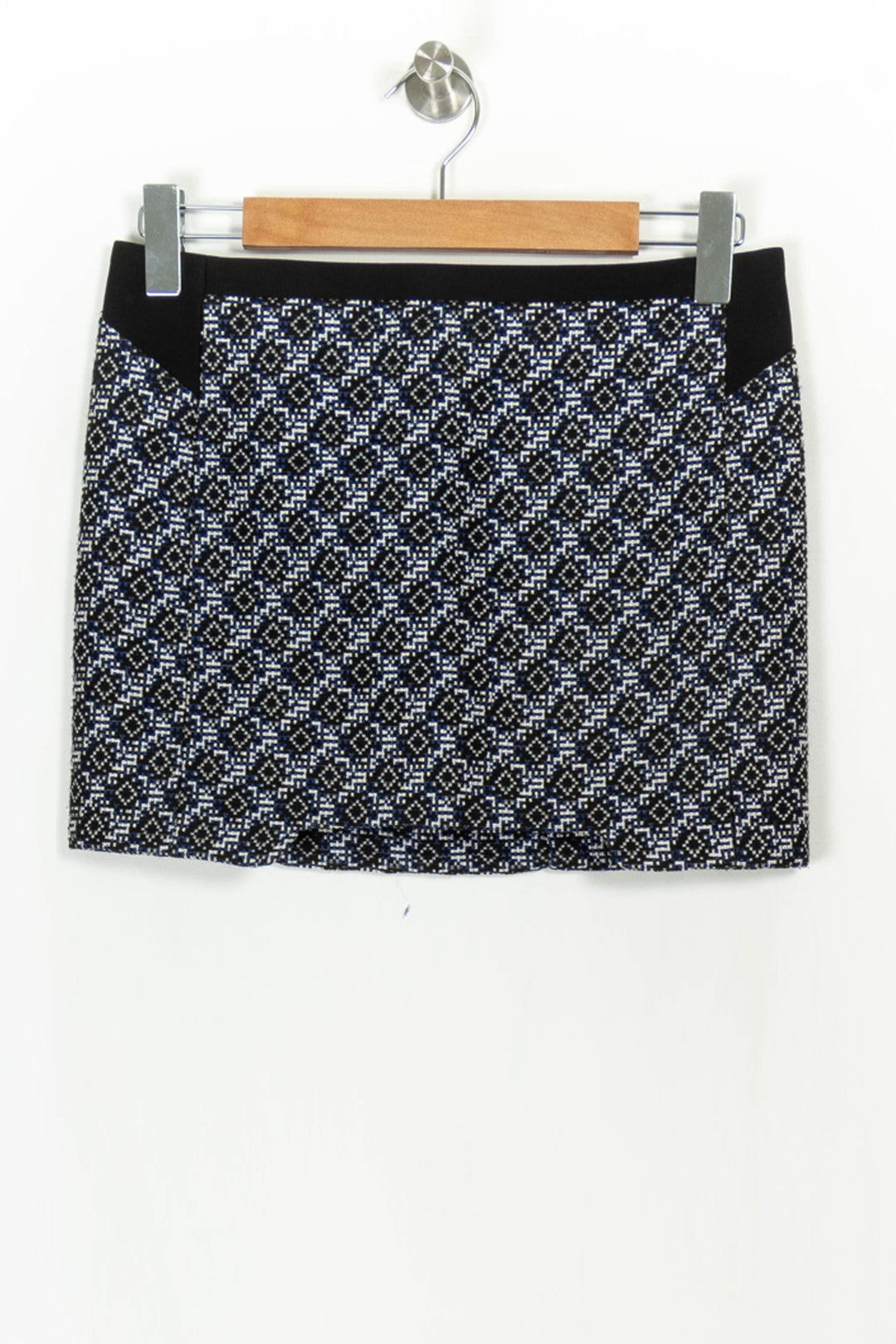 Jupe Droite Noire et Blanche - Taille XS/34 de la marque Maje | PARAD37417 - Vendu par Paradigme - Image 2
