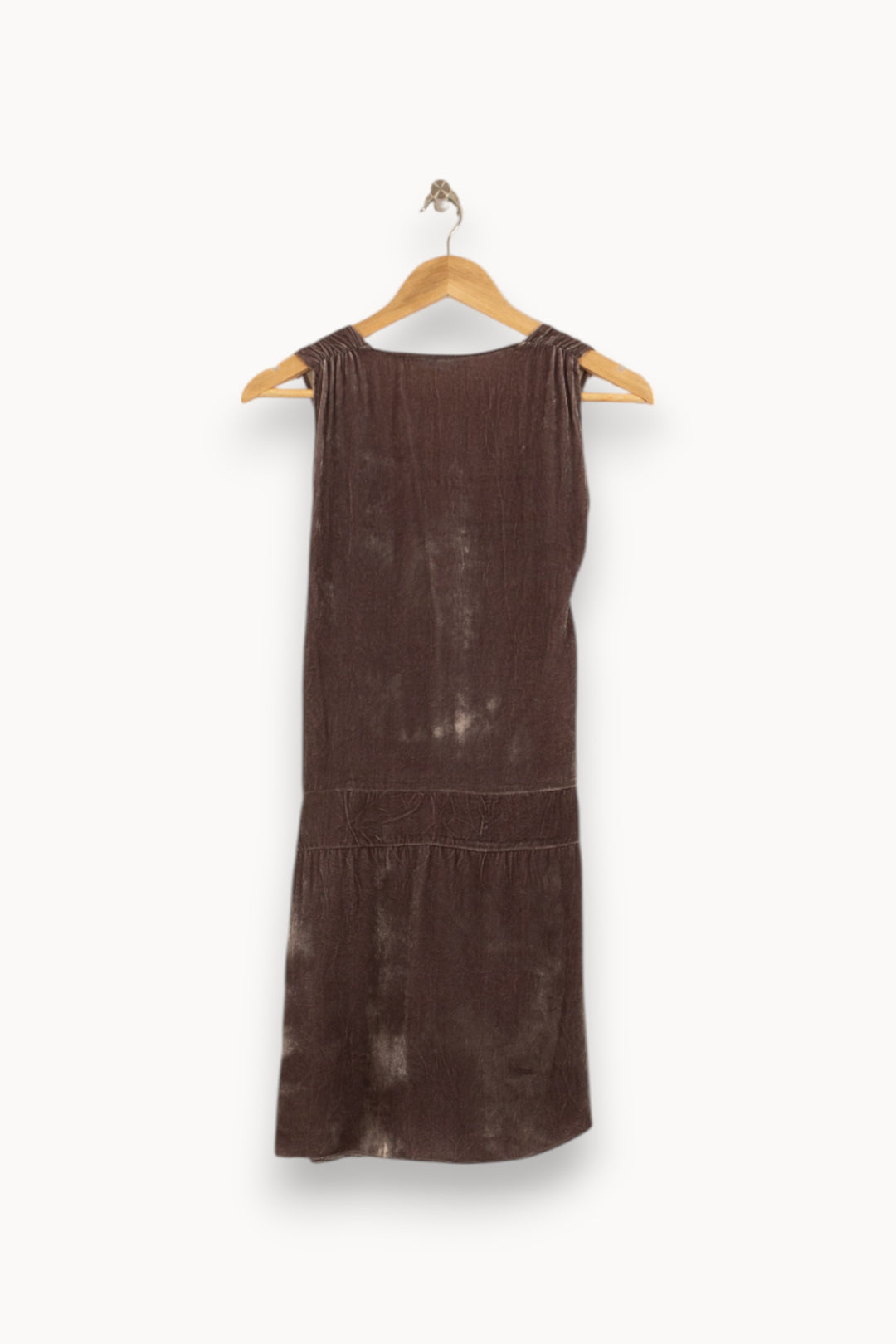 Robe Portefeuille Grise - Taille S/36 de la marque Maje | PARAD37442 - Vendu par Paradigme - Image 4