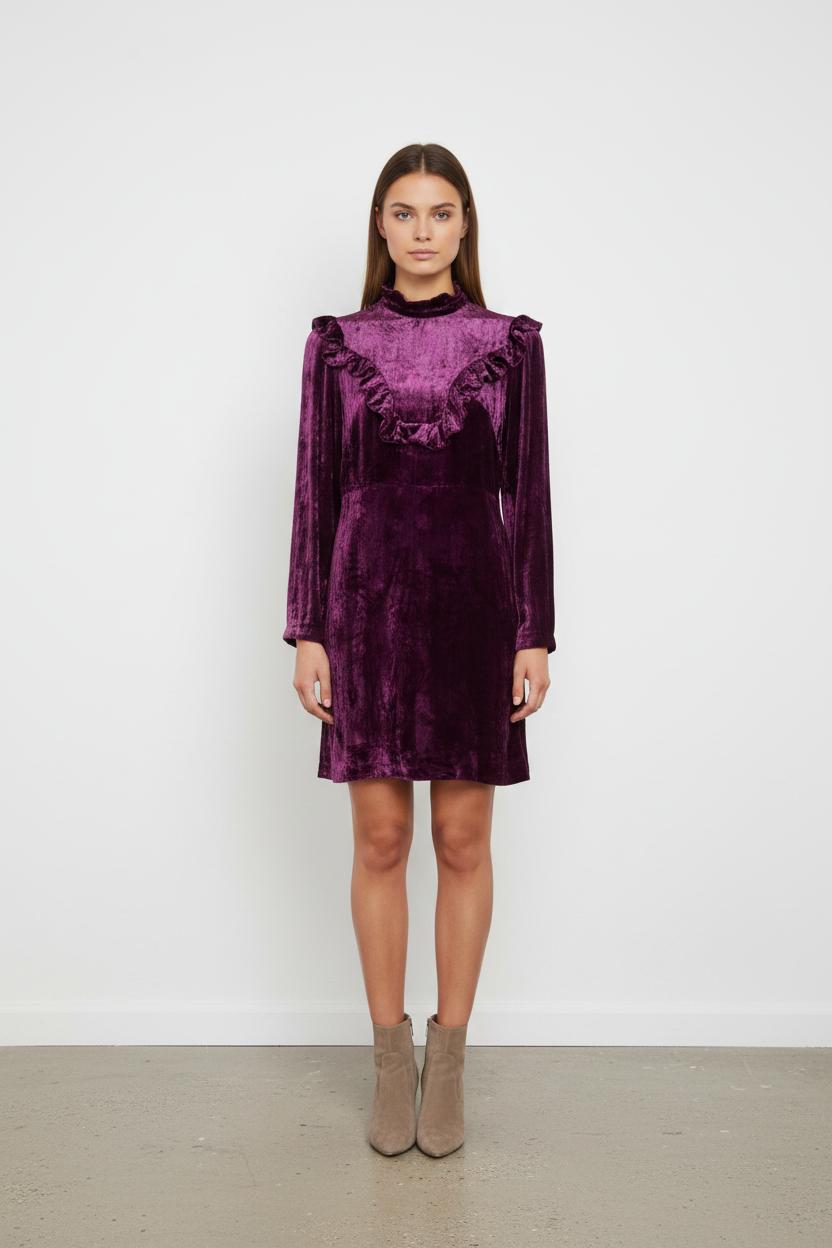 Robe Courte Violette - Taille S/36