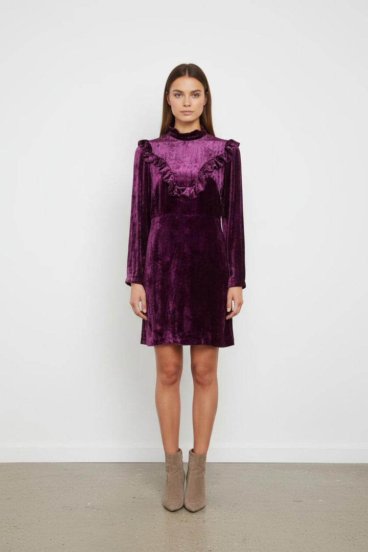 Robe Courte Violette - Taille S/36