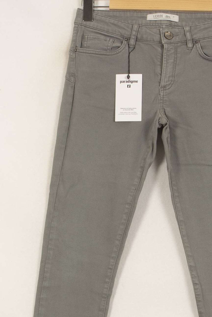 Jean Gris - Taille S/36 de la marque I.Code | PARAD37447 - Vendu par Paradigme - Image 3