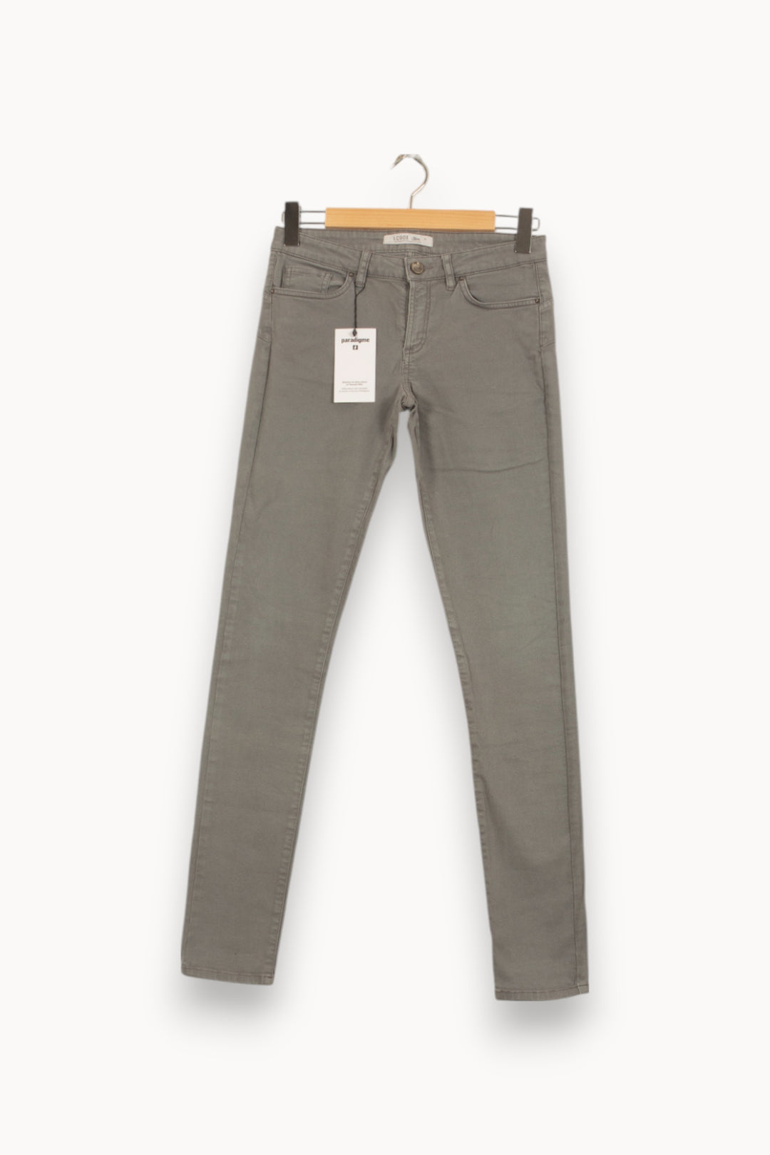 Jean Gris - Taille S/36 de la marque I.Code | PARAD37447 - Vendu par Paradigme - Image 2