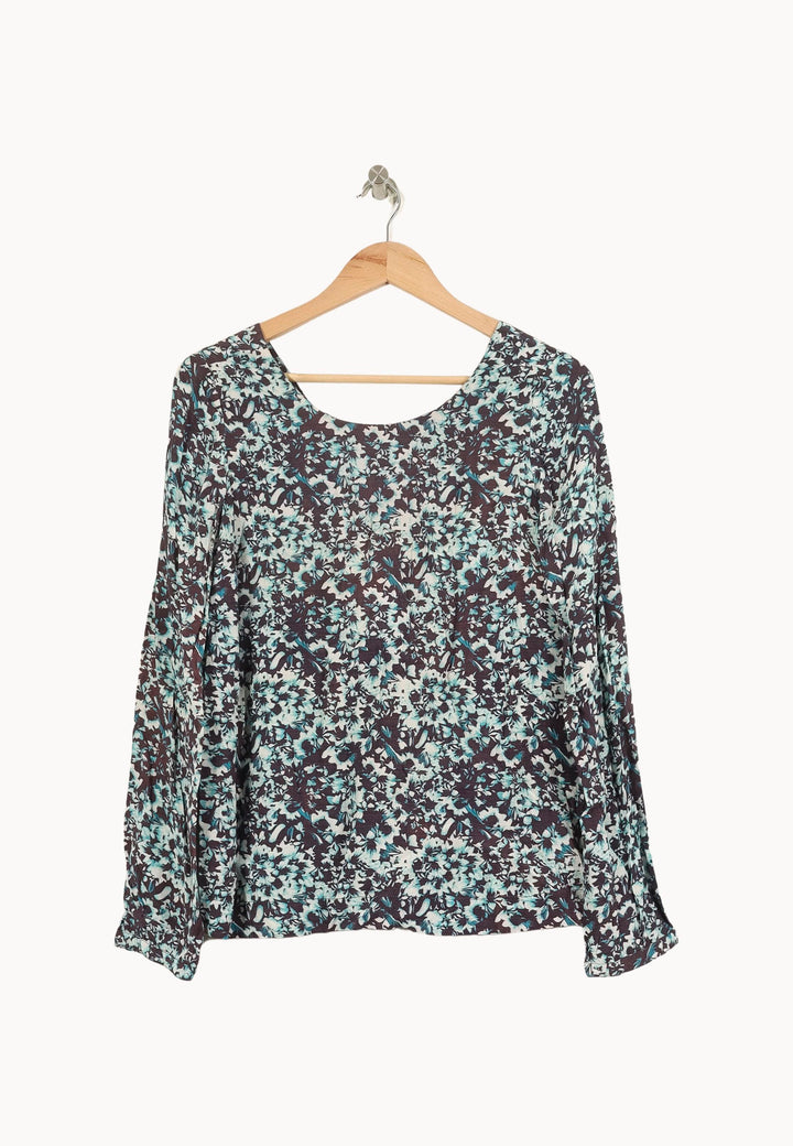 Blouse Bleue et Noire - Taille M/38 de la marque Stella Forest | PARAD37466 - Vendu par Paradigme - Image 2