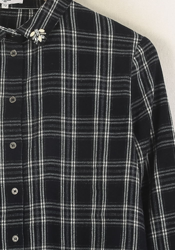 Chemise Noir et Blanc - Taille M/38 de la marque Suncoo | PARAD37472 - Vendu par Paradigme - Image 3
