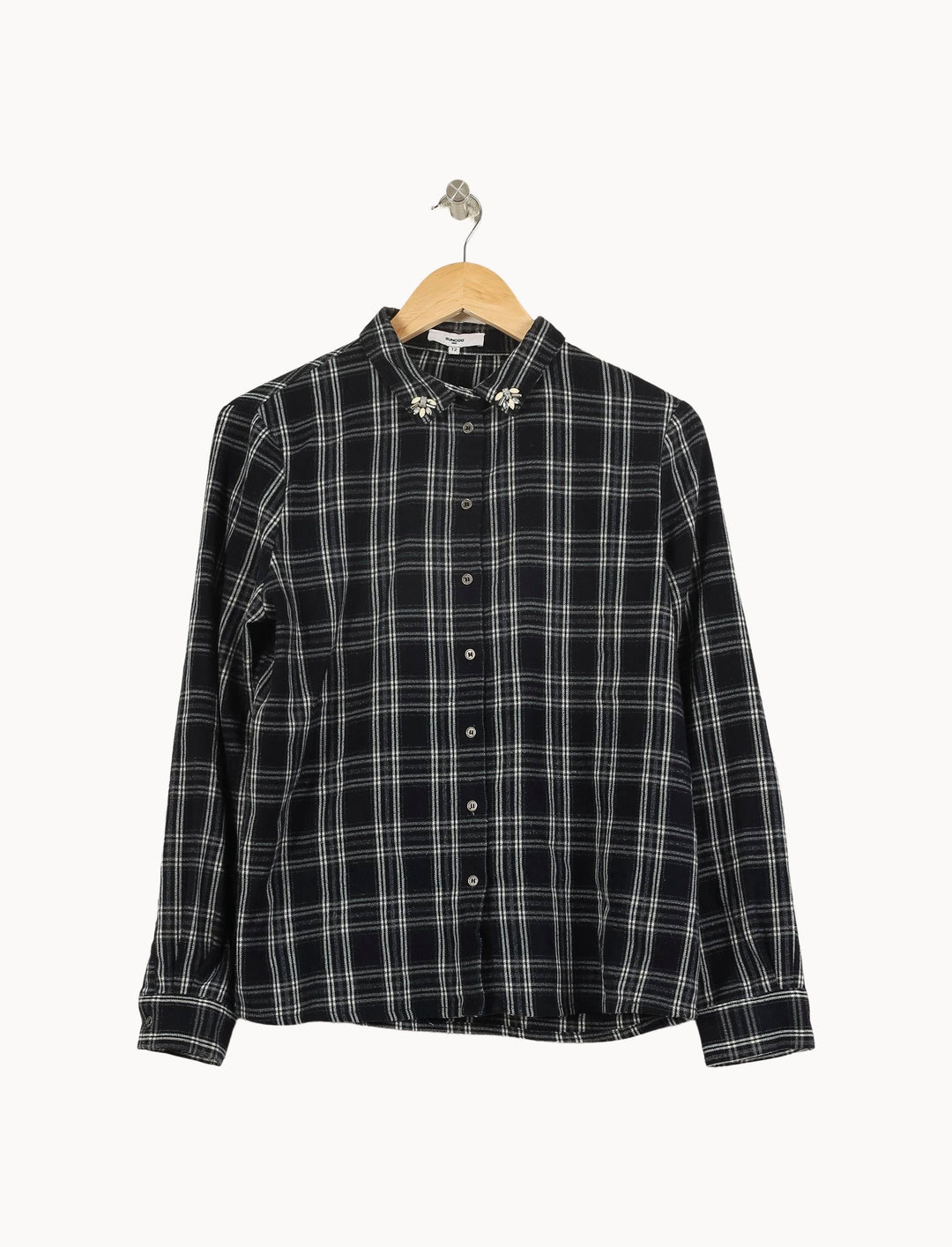 Chemise Noir et Blanc - Taille M/38 de la marque Suncoo | PARAD37472 - Vendu par Paradigme - Image 2
