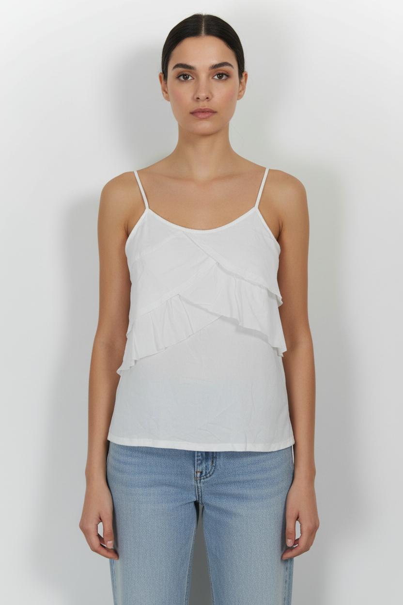 Débardeur Blanc - Taille L/40 de la marque Comptoir des Cotonniers | PARAD37473 - Vendu par Paradigme - Image 1