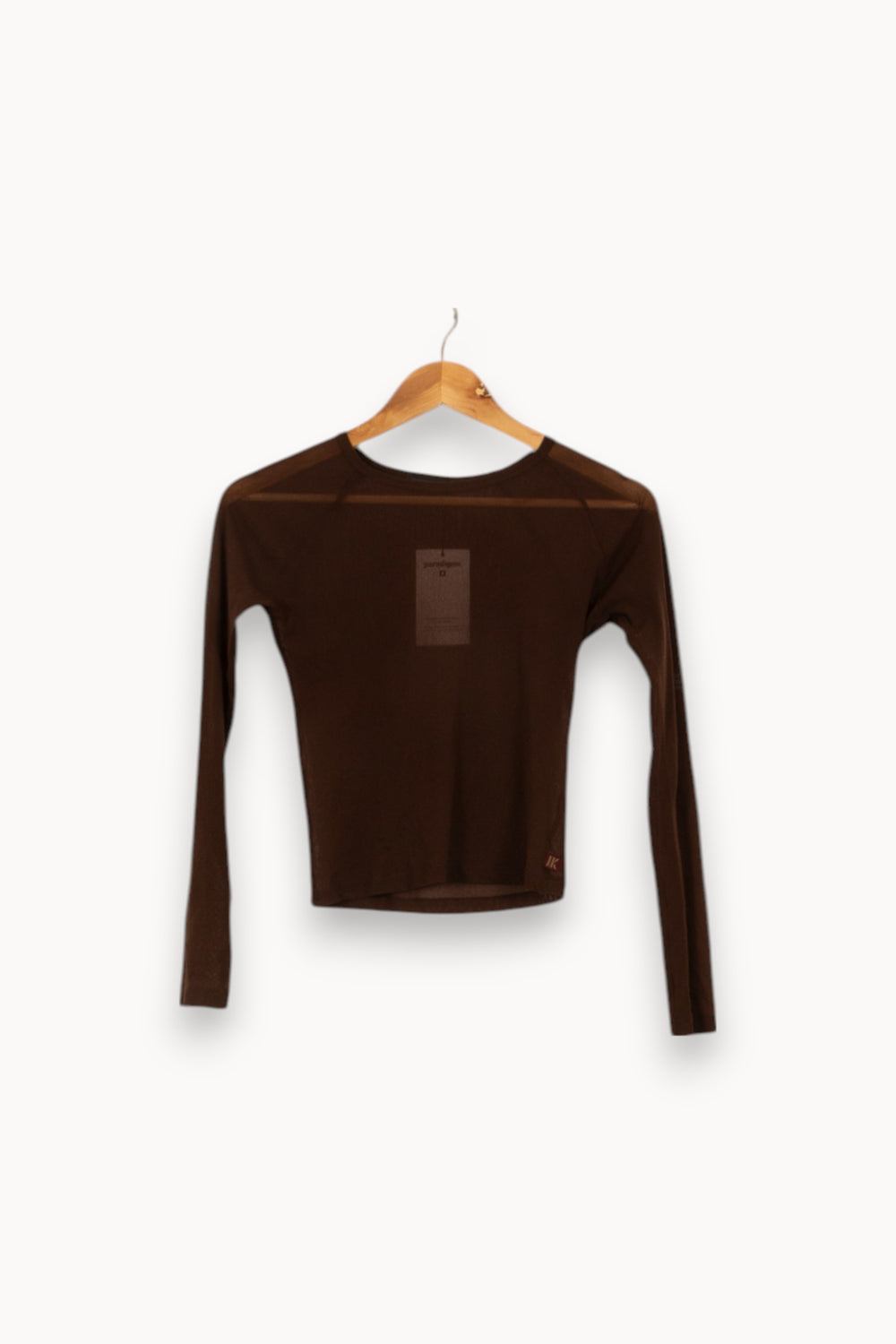 T-shirt Manches Longues Marron - Taille S/36 de la marque IKKS | PARAD37479 - Vendu par Paradigme - Image 6