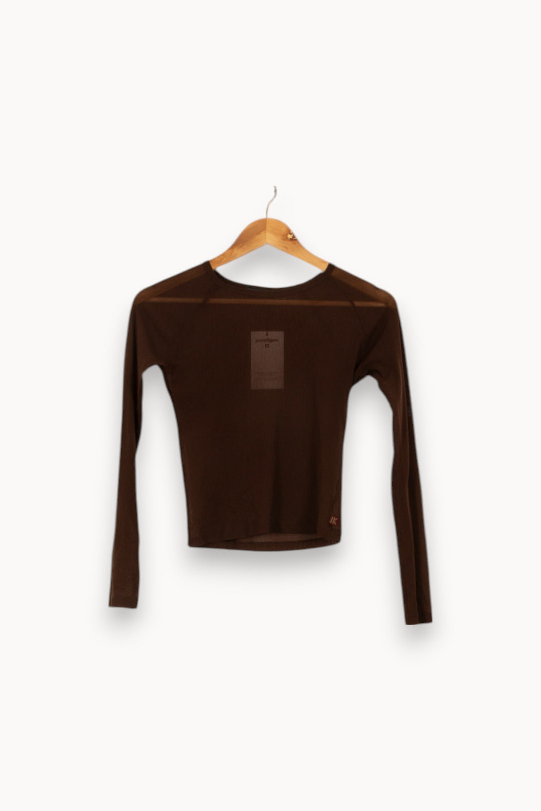 T-shirt Manches Longues Marron - Taille S/36 de la marque IKKS | PARAD37479 - Vendu par Paradigme - Image 6