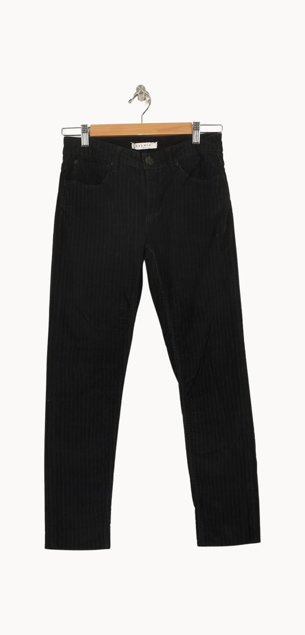 Pantalon Noir - Taille L/40 de la marque Sandro | PARAD37482 - Vendu par Paradigme - Image 2