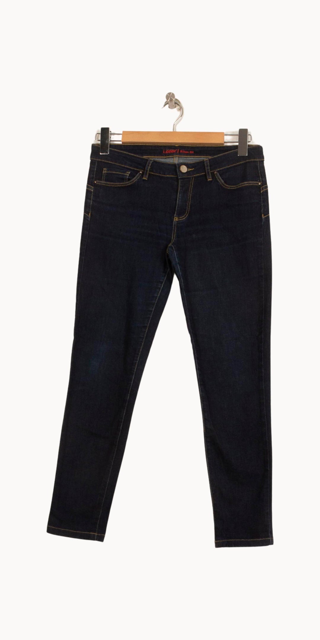 Jean Slim Bleu - Taille M/38 de la marque I.Code | PARAD37487 - Vendu par Paradigme - Image 2