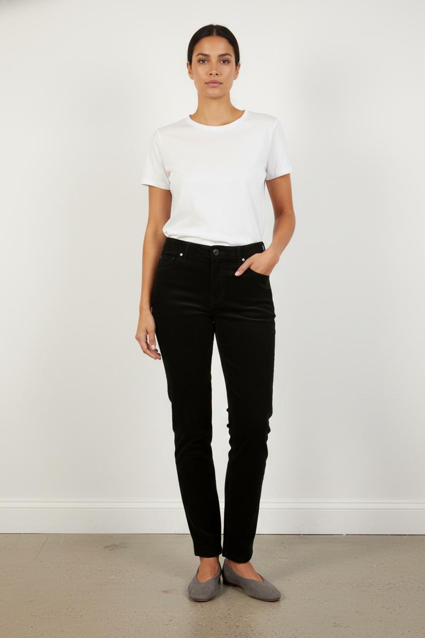 Pantalon Velours Noir - Taille S/36
