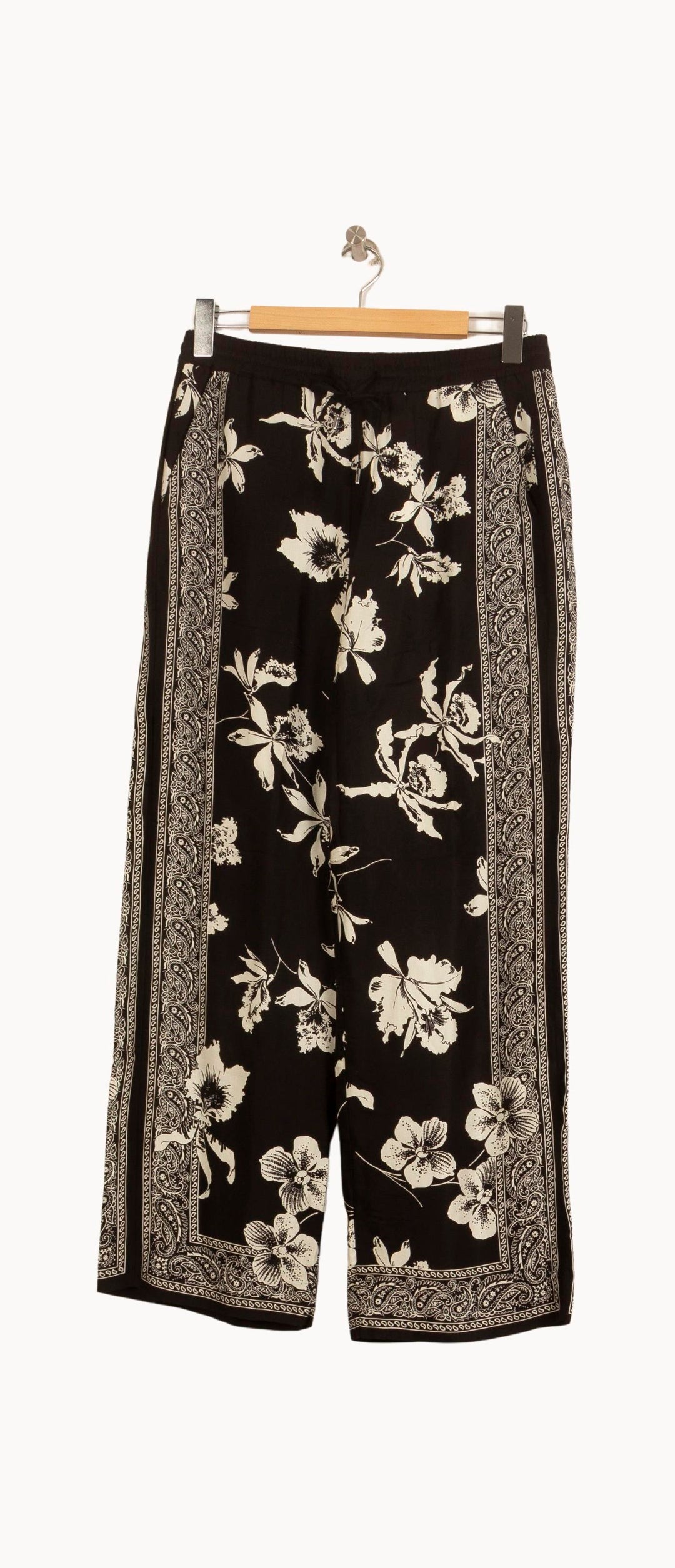 Pantalon Large Noir et Blanc - Taille M/38 de la marque The Kooples | PARAD37496 - Vendu par Paradigme - Image 2