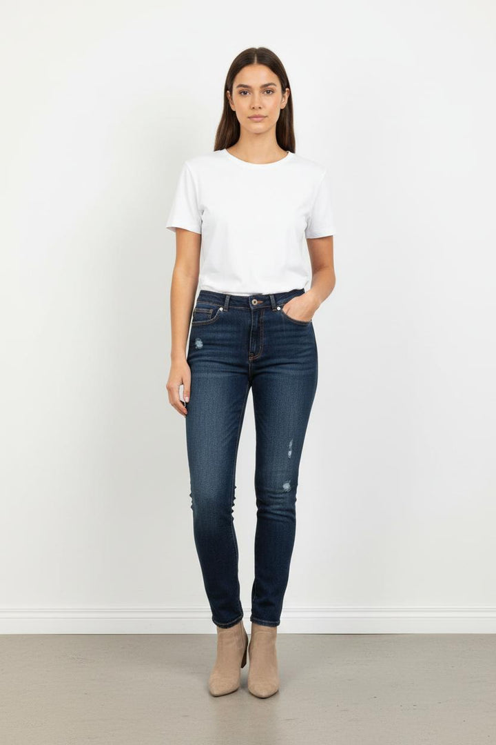 Jean Délavé Bleu - Taille XS/34
