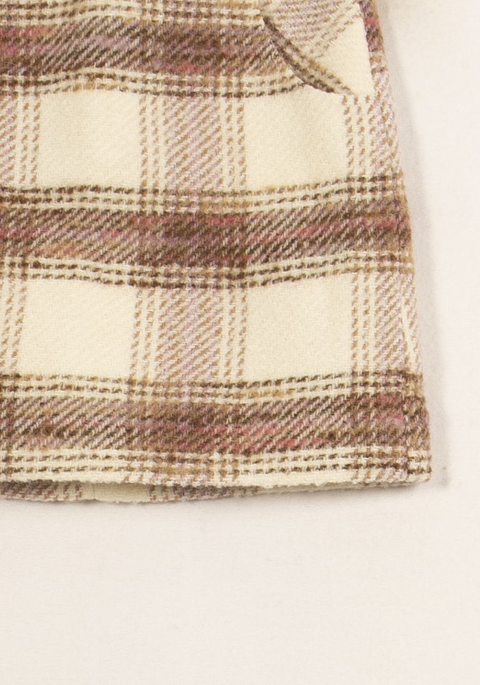 Jupe Courte Écrue et Marron - Taille S/36 de la marque Caroll | PARAD37510 - Vendu par Paradigme - Image 3