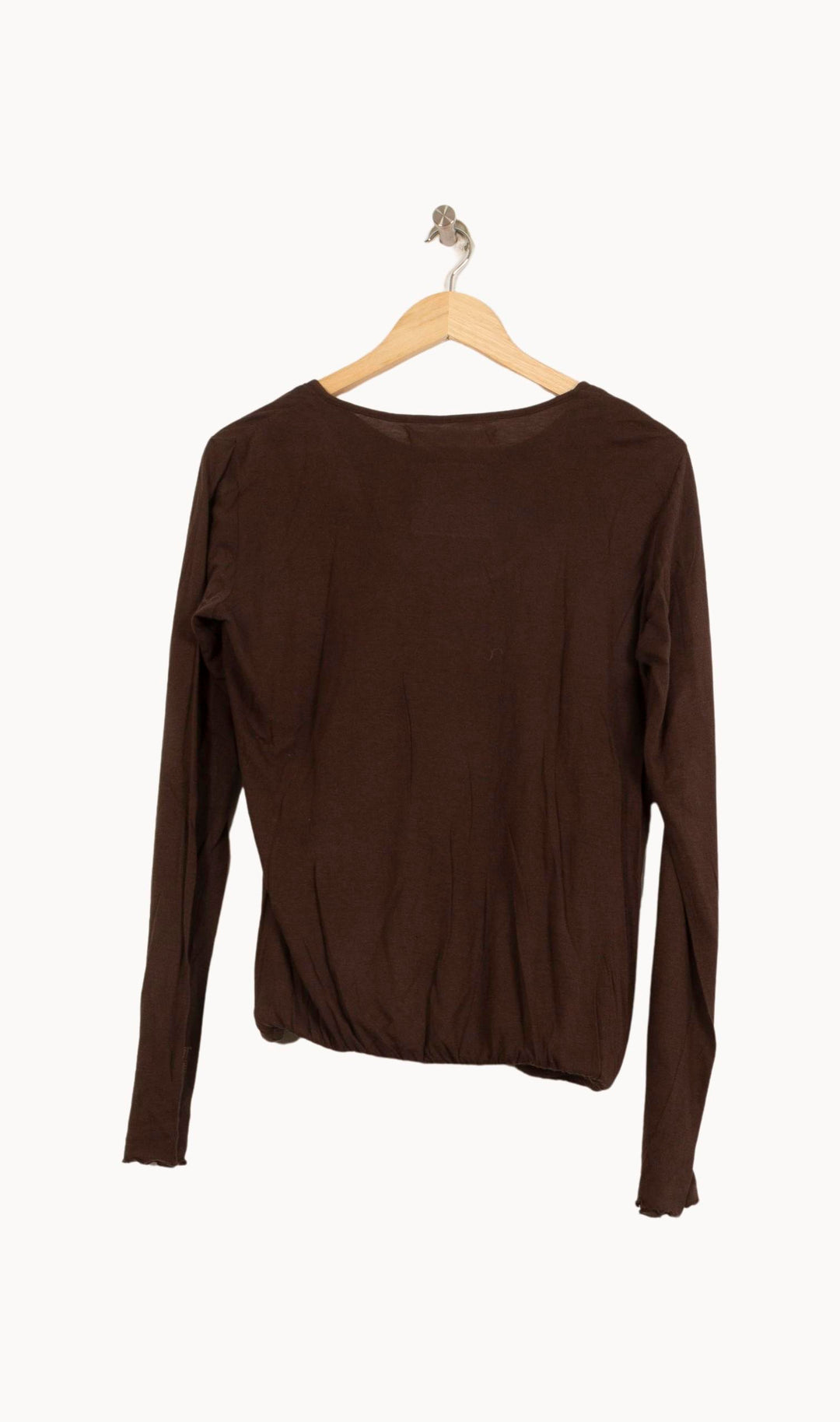 Blouse Marron - Taille L/40 de la marque IKKS | PARAD37521 - Vendu par Paradigme - Image 4