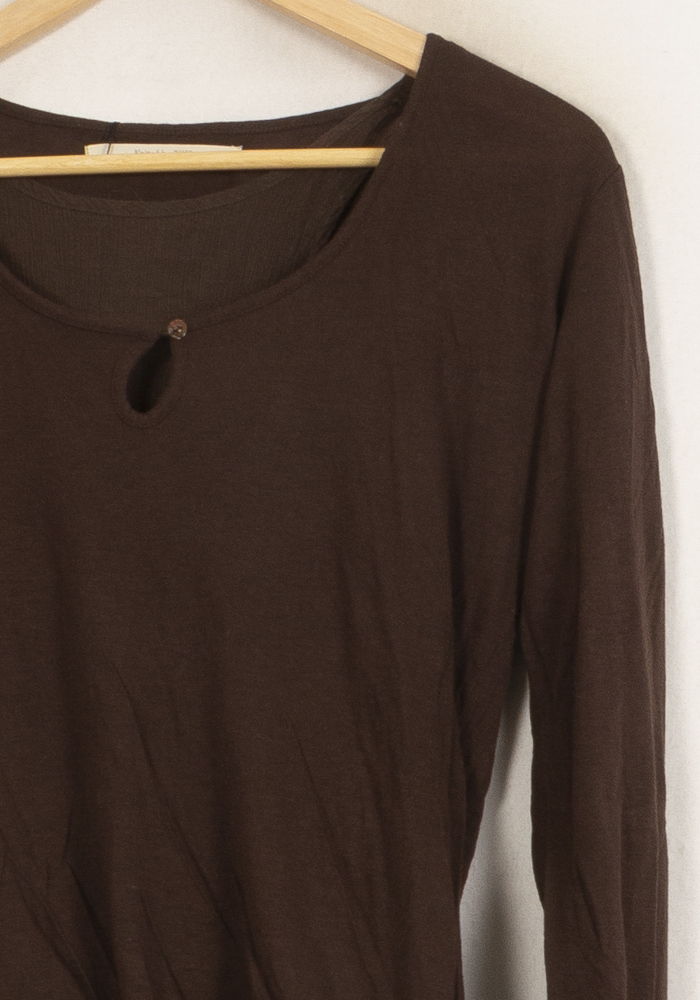 Blouse Marron - Taille L/40 de la marque IKKS | PARAD37521 - Vendu par Paradigme - Image 3