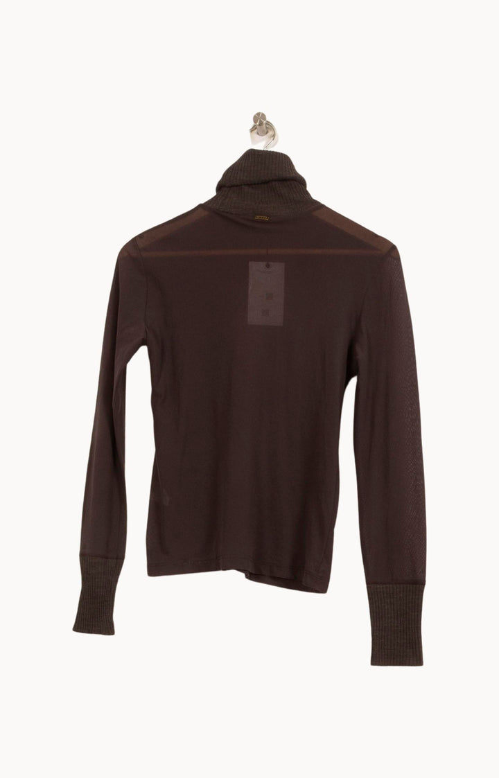 Pull Col Roulé Marron - Taille XL/42 de la marque IKKS | PARAD37522 - Vendu par Paradigme - Image 4