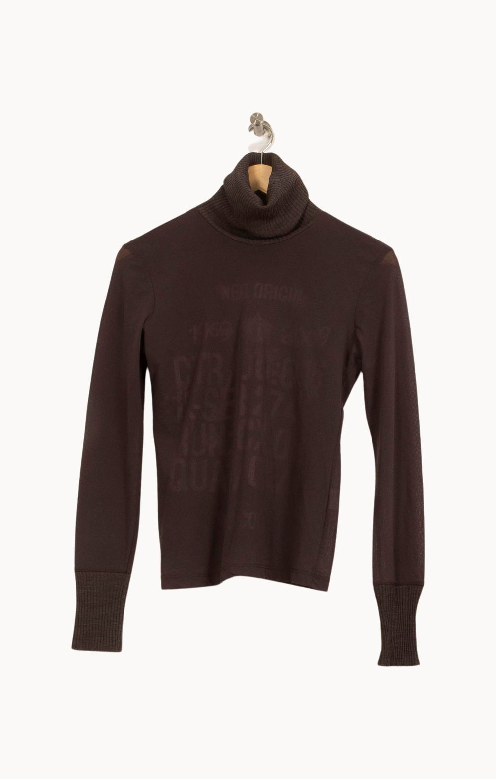 Pull Col Roulé Marron - Taille XL/42 de la marque IKKS | PARAD37522 - Vendu par Paradigme - Image 2