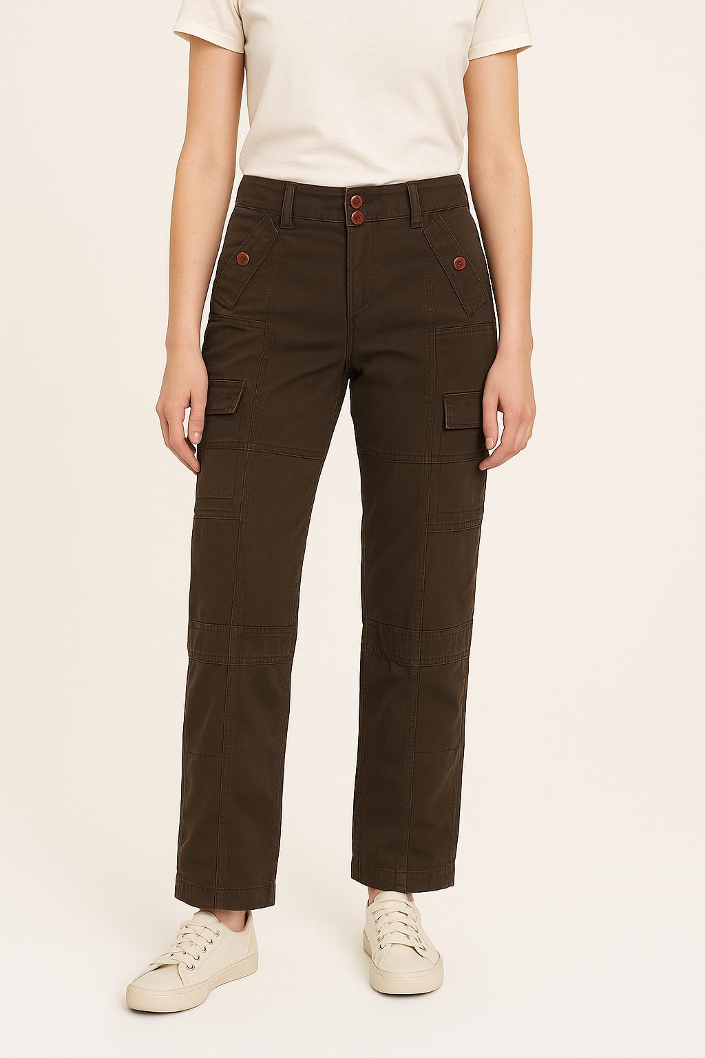 Pantalon Cargo Marron - Taille M/38 de la marque Comptoir des Cotonniers | PARAD37523 - Vendu par Paradigme - Image 1