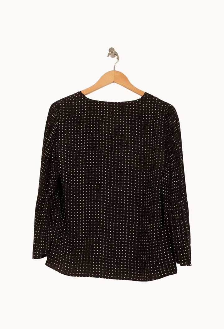 Blouse Noire et Blanche - Taille M/38 de la marque Maison 123 | PARAD37526 - Vendu par Paradigme - Image 4