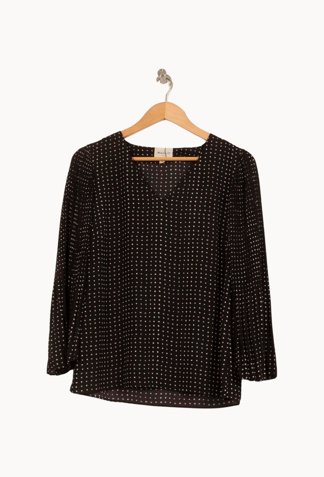 Blouse Noire et Blanche - Taille M/38 de la marque Maison 123 | PARAD37526 - Vendu par Paradigme - Image 2