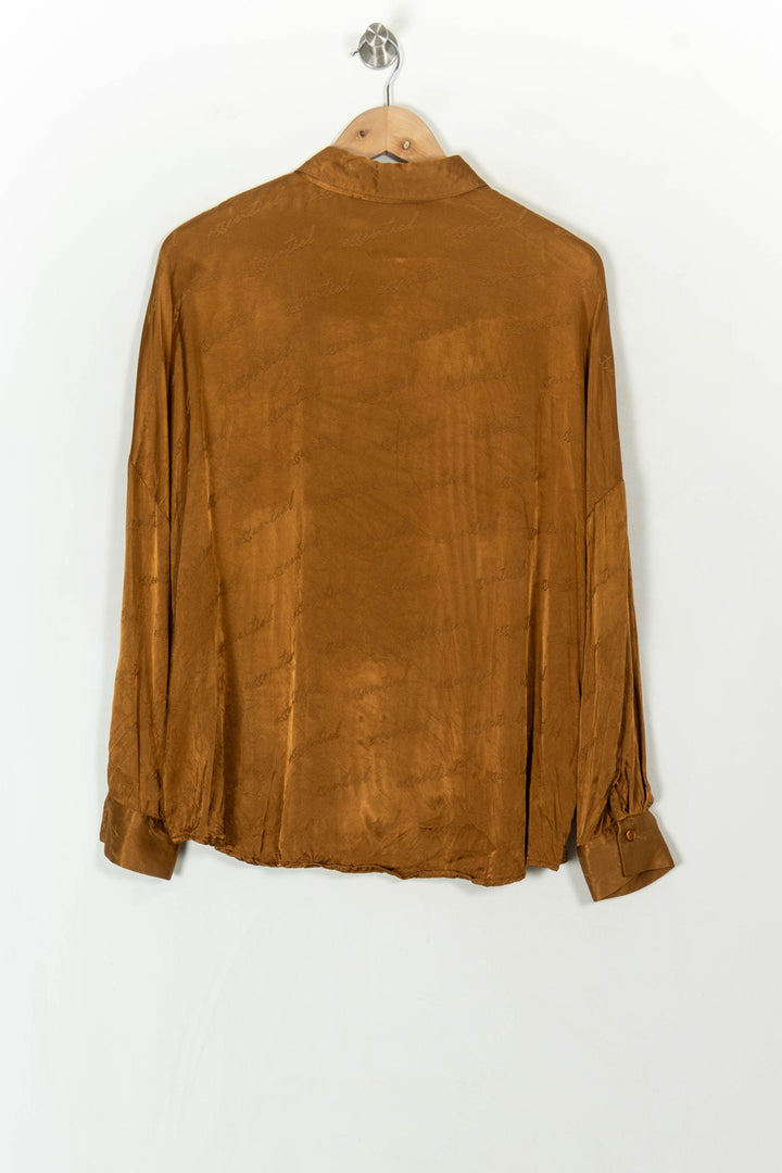Chemise Marron - Taille L/40 de la marque Essentiel Antwerp | PARAD37557 - Vendu par Paradigme - Image 5