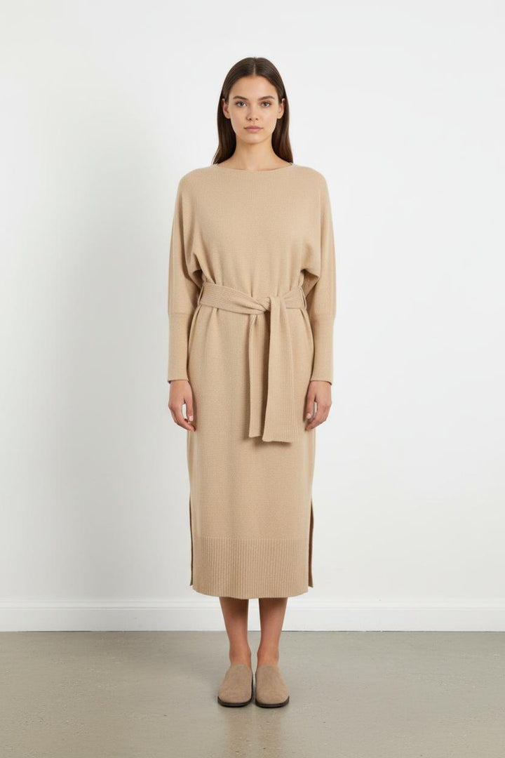 Robe d'hiver beige - Taille M/38
