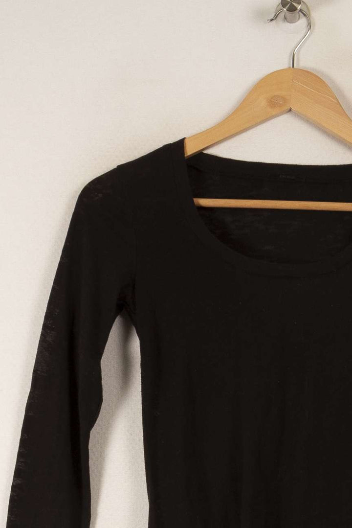 T-shirt Noir - Taille XS/34 de la marque IKKS | PARAD37582 - Vendu par Paradigme - Image 2