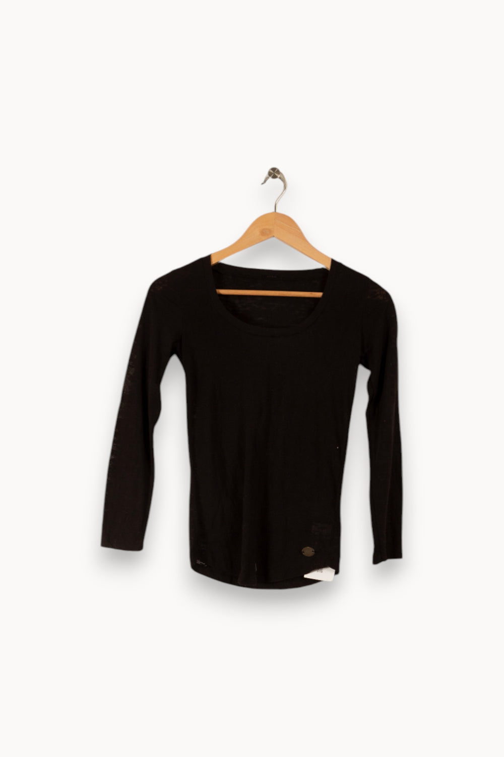 T-shirt Noir - Taille XS/34 de la marque IKKS | PARAD37582 - Vendu par Paradigme - Image 1