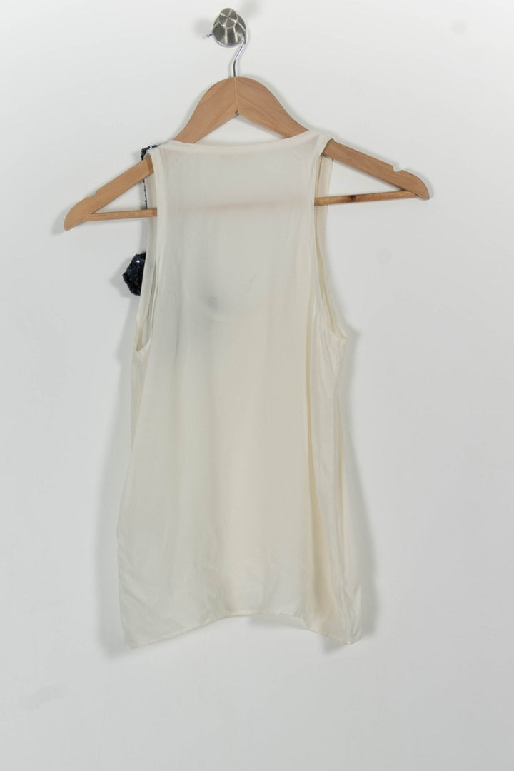 Top Blanc - Taille S/36 de la marque Maje | PARAD37604 - Vendu par Paradigme - Image 4