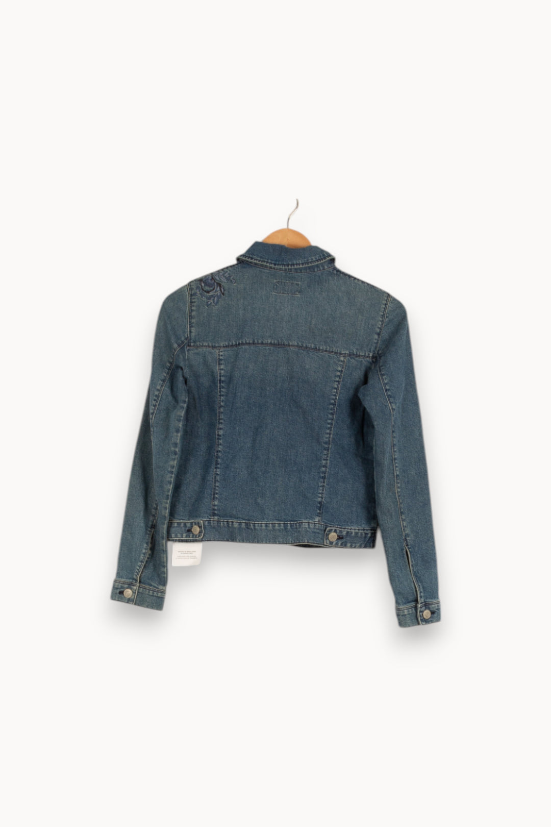 Veste en jean bleu - Taille S/36 de la marque Caroll | PARAD37609 - Vendu par Paradigme - Image 3