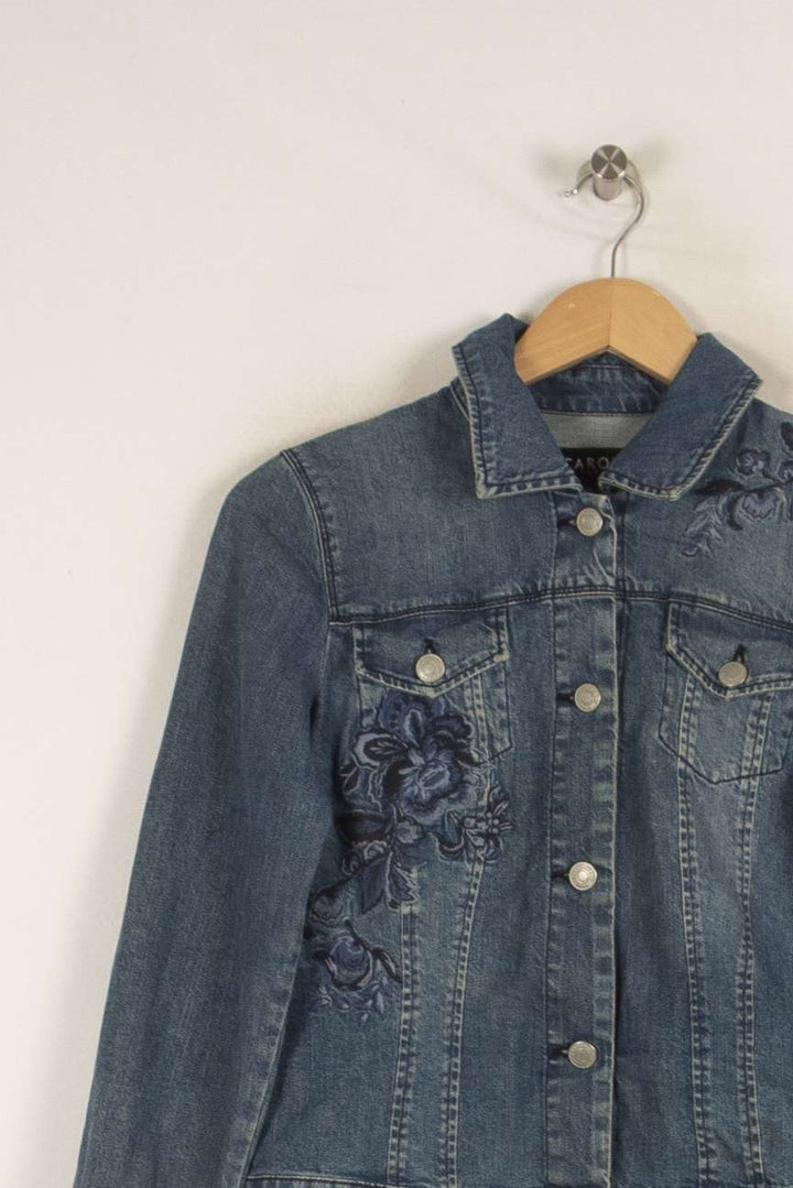 Veste en jean bleu - Taille S/36 de la marque Caroll | PARAD37609 - Vendu par Paradigme - Image 2