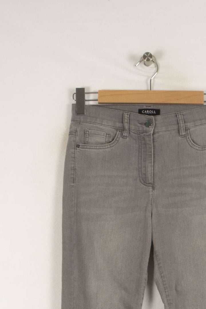 Jean Gris - Taille S/36 de la marque Caroll | PARAD37611 - Vendu par Paradigme - Image 2