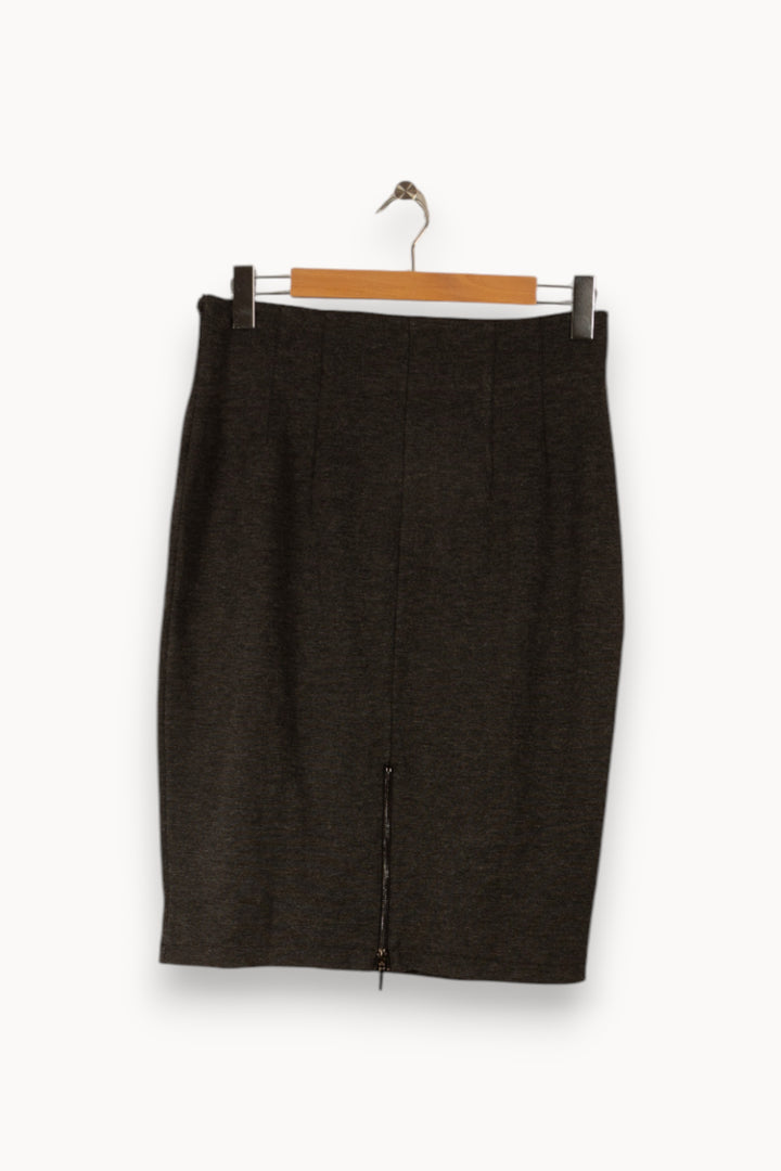 Jupe Gris - Taille L/40 de la marque La Fée Maraboutée | PARAD37620 - Vendu par Paradigme - Image 3