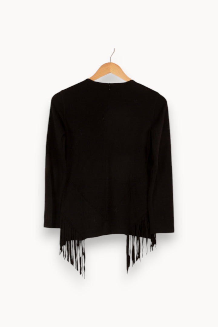 Pull Noir - Taille S/36 de la marque Sandro | PARAD37643 - Vendu par Paradigme - Image 3