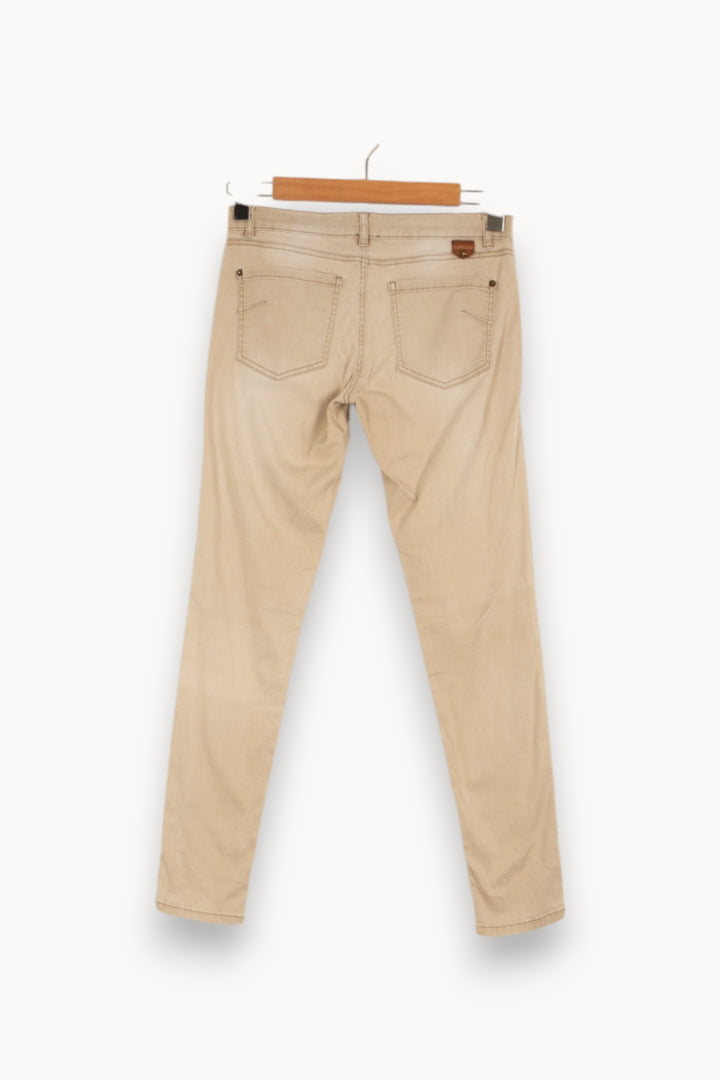 Jean Beige - Taille M/38 de la marque IKKS | PARAD37687 - Vendu par Paradigme - Image 3