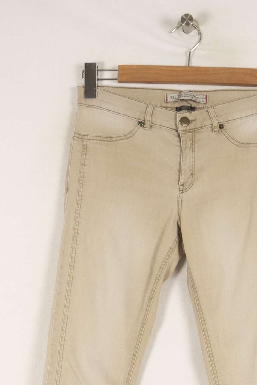 Jean Beige - Taille M/38 de la marque IKKS | PARAD37687 - Vendu par Paradigme - Image 2