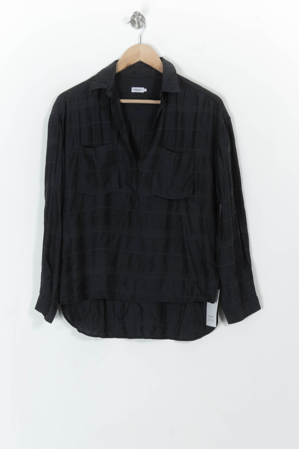 Blouse noire - Taille XS/34 de la marque Filippa K | PARAD37730 - Vendu par Paradigme - Image 2