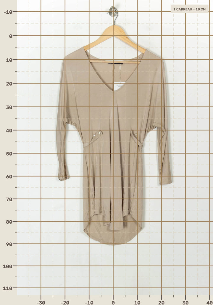 Robe Beige - Taille S/36 de la marque Filippa K | PARAD37739 - Vendu par Paradigme - Image 4