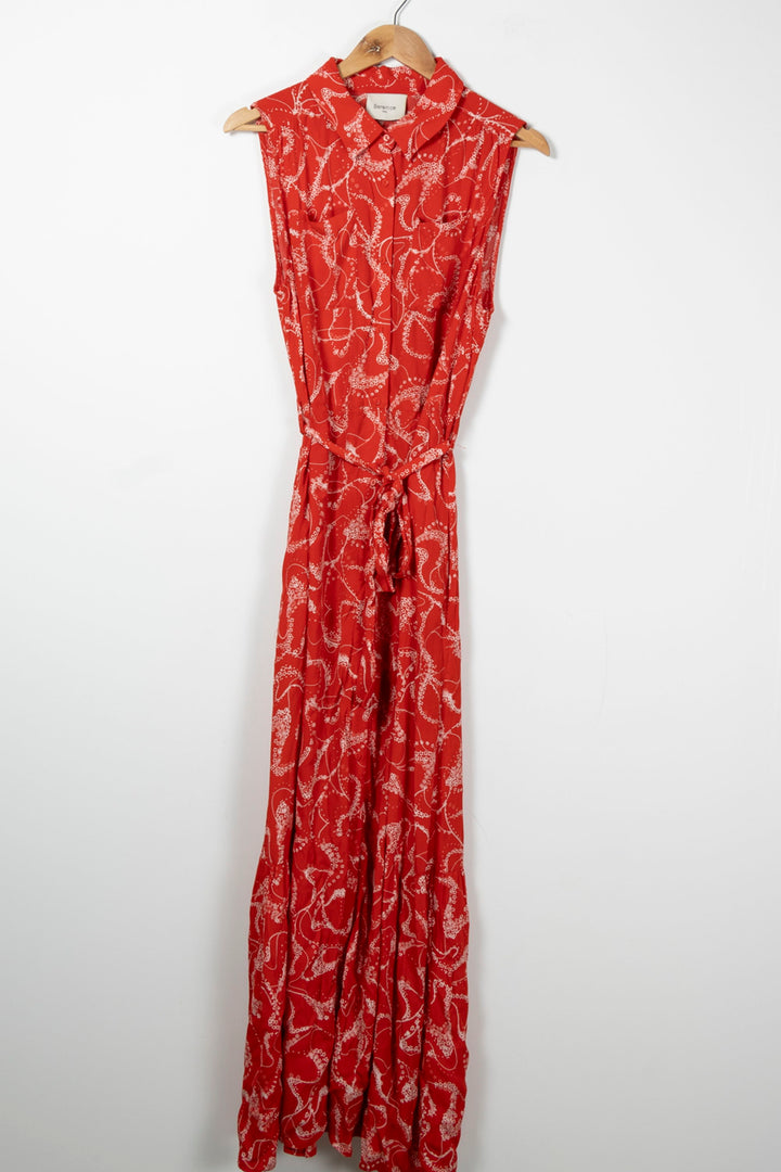 Robe rouge à motif - Taille L/40 de la marque Bérénice | PARAD37754 - Vendu par Paradigme - Image 2