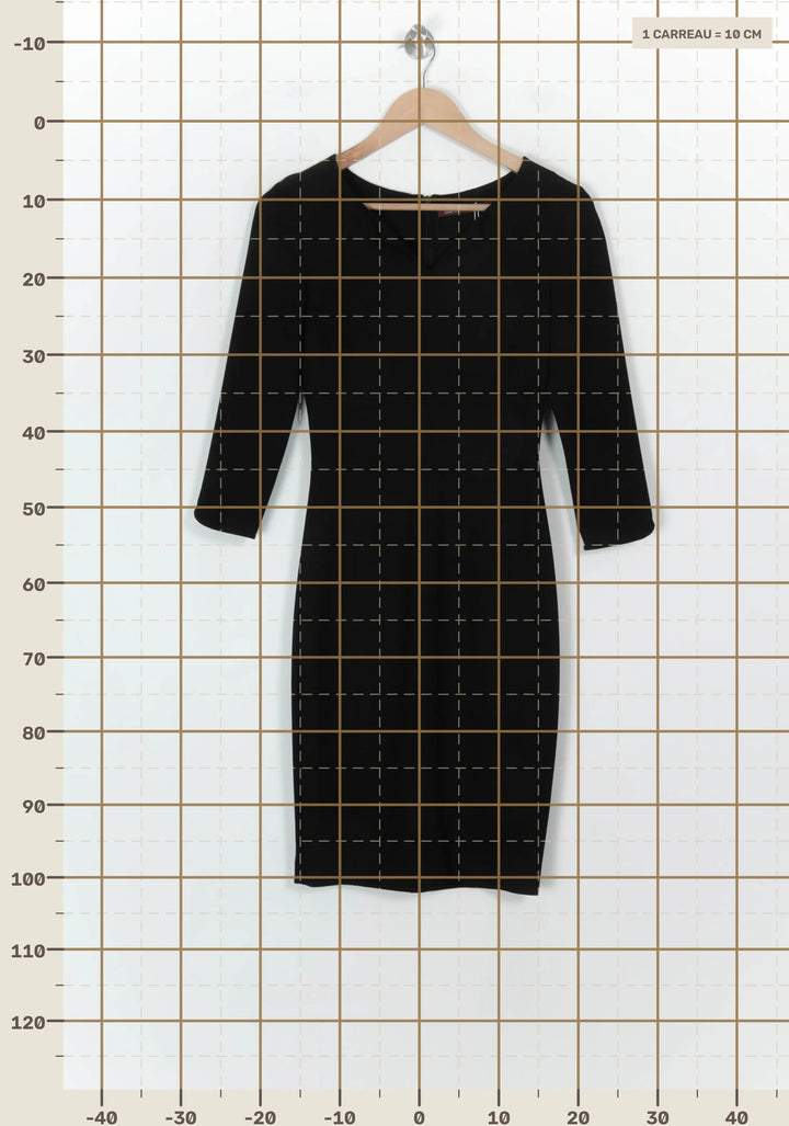 Robe noire - Taille XS/34 de la marque Comptoir des Cotonniers | PARAD37759 - Vendu par Paradigme - Image 4