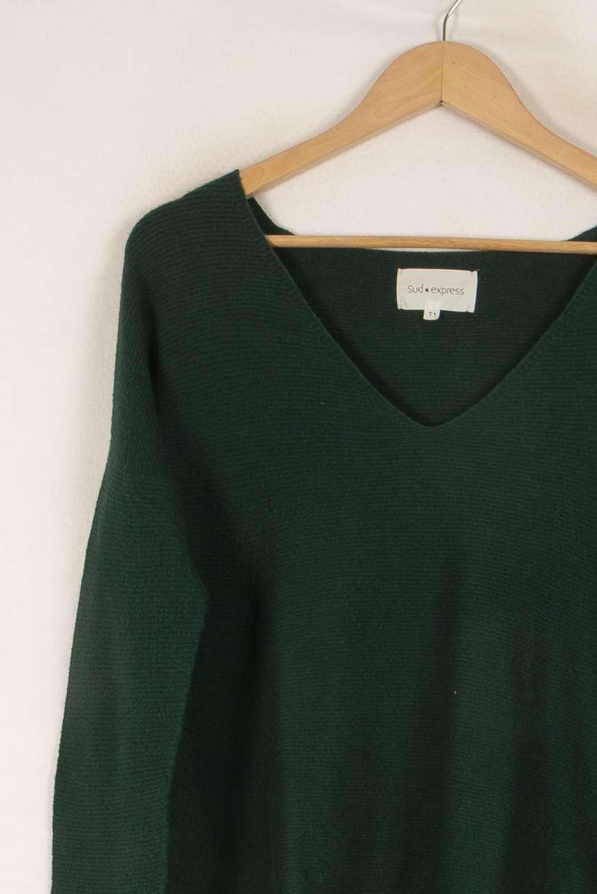 Pull vert - Taille S/36 de la marque Sud express | PARAD37764 - Vendu par Paradigme - Image 2