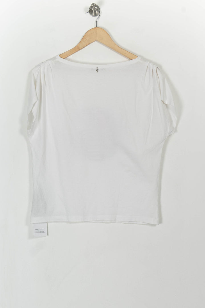 T-shirt blanc - Taille M/38 de la marque One Step | PARAD37766 - Vendu par Paradigme - Image 4