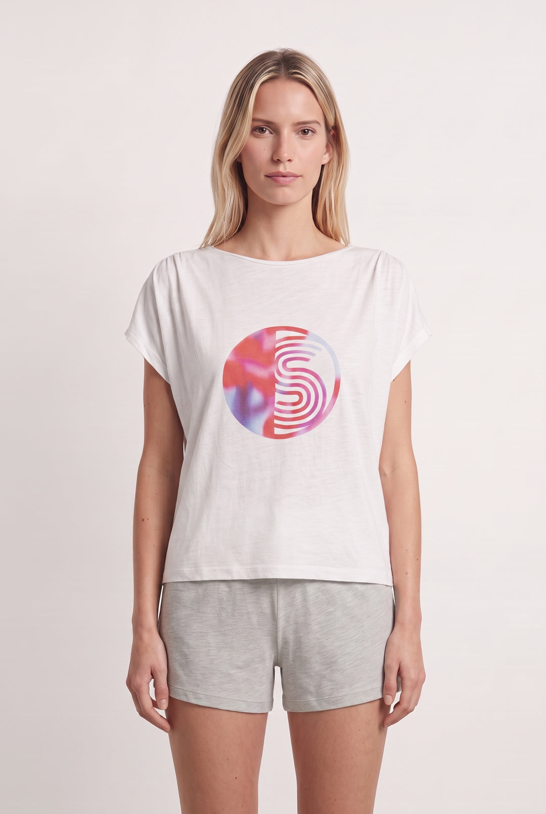 T-shirt blanc - Taille M/38 de la marque One Step | PARAD37766 - Vendu par Paradigme - Image 1