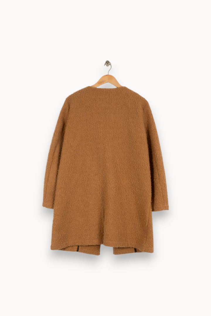 Manteau beige - Taille M/38 de la marque La Fée Maraboutée | PARAD37775 - Vendu par Paradigme - Image 3