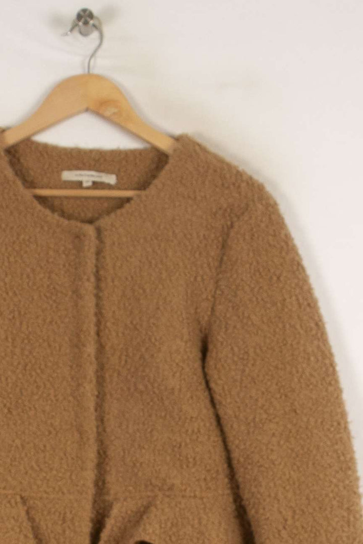 Manteau beige - Taille M/38 de la marque La Fée Maraboutée | PARAD37775 - Vendu par Paradigme - Image 2