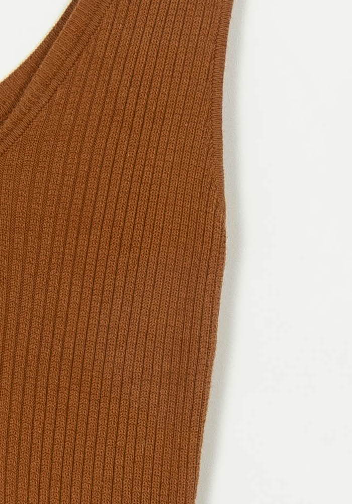 Robe Marron - Taille S/36 de la marque Sessùn | PARAD37778 - Vendu par Paradigme - Image 3